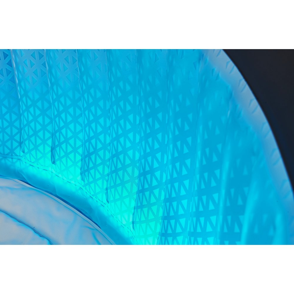 MSPA URBAN Aurora Round 6 Person Inflatable Hot Tub Spa With LED lights