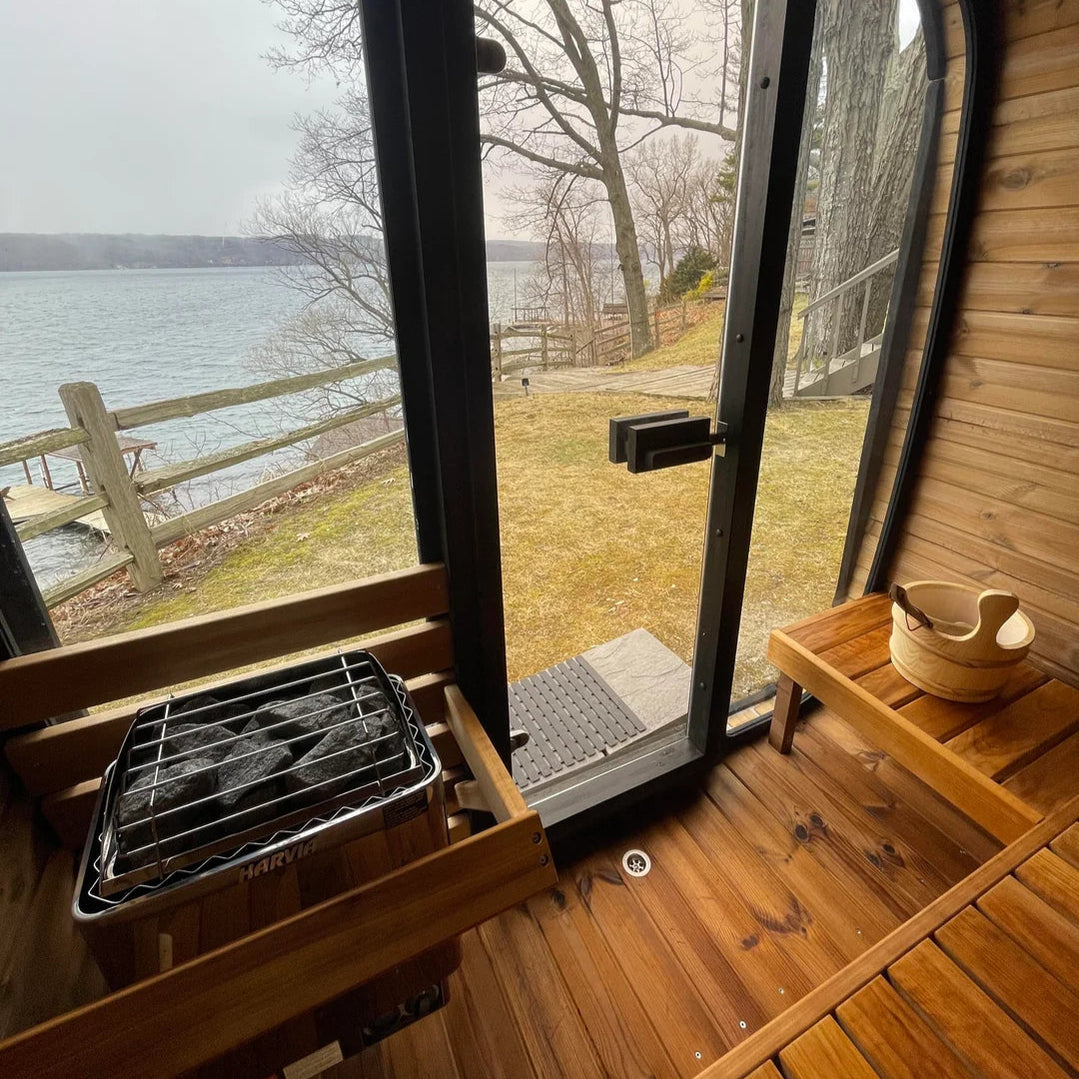 SaunaLife CUBE Series CL5G | 3-4 Person Outdoor Traditional Sauna