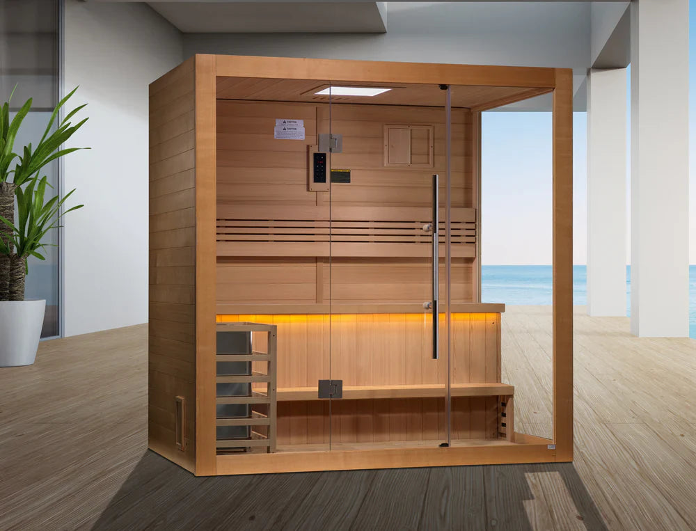 Golden Designs Forssa Edition 3 Person Indoor Traditional Sauna GDI-7203-01