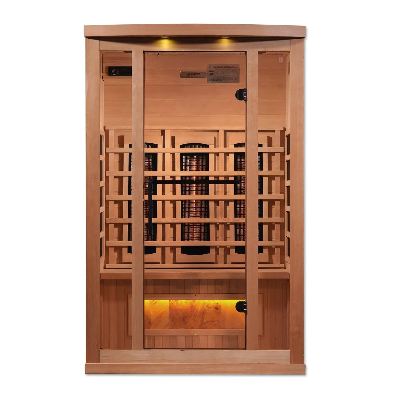 Golden Designs 2-Person Full Spectrum PureTech™ Near Zero EMF FAR Infrared Sauna GDI-8020-02
