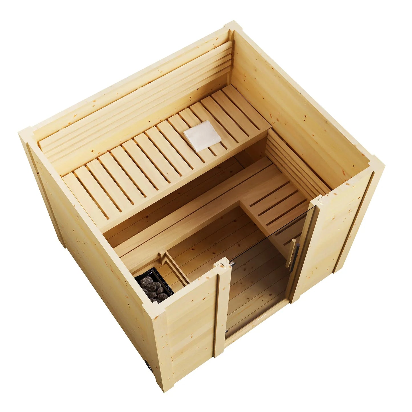 SaunaLife Garden Series G2 | 4 Person Outdoor Traditional Sauna