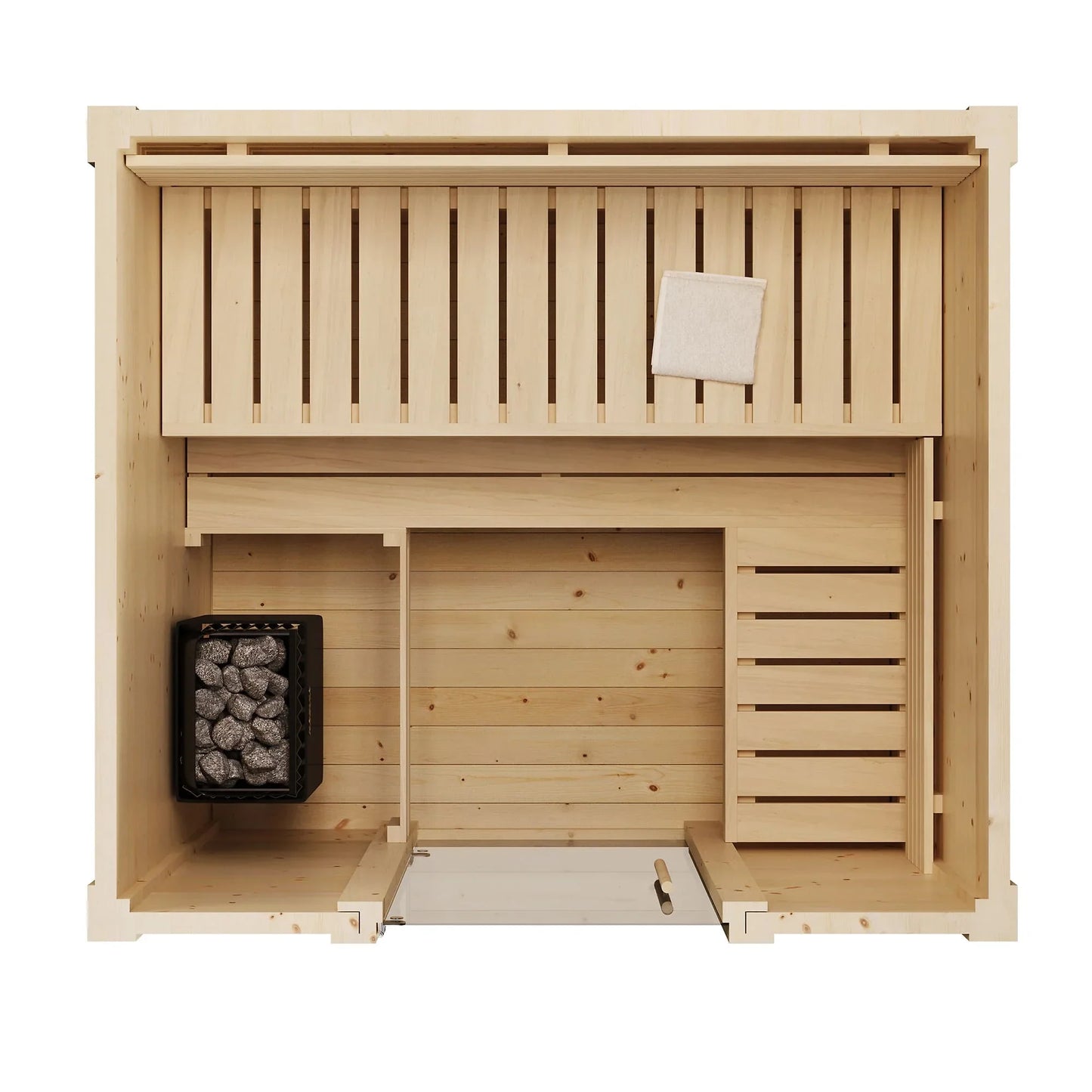 SaunaLife Garden Series G2 | 4 Person Outdoor Traditional Sauna