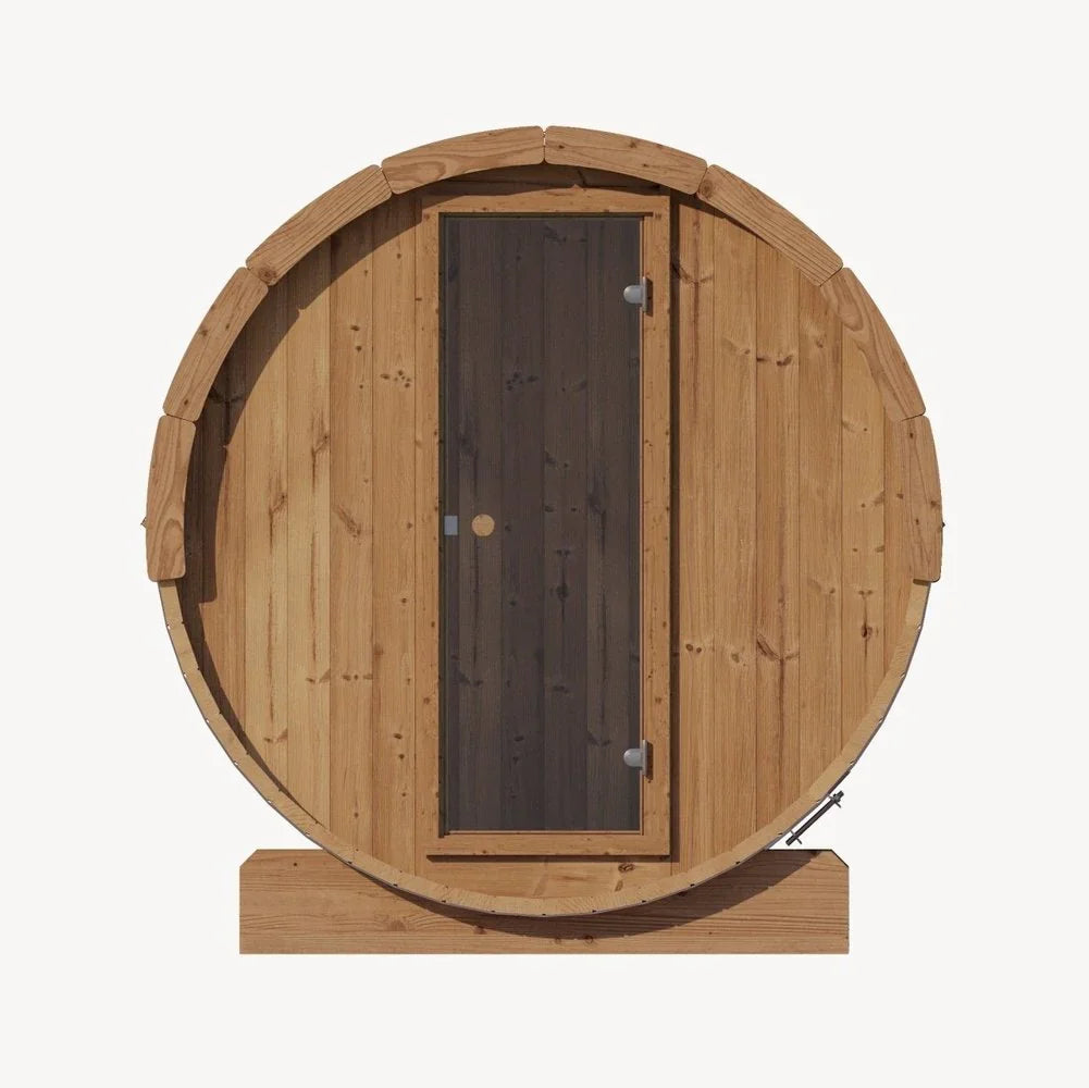 SaunaLife ERGO Series E6 | 3 Person Outdoor Barrel Sauna