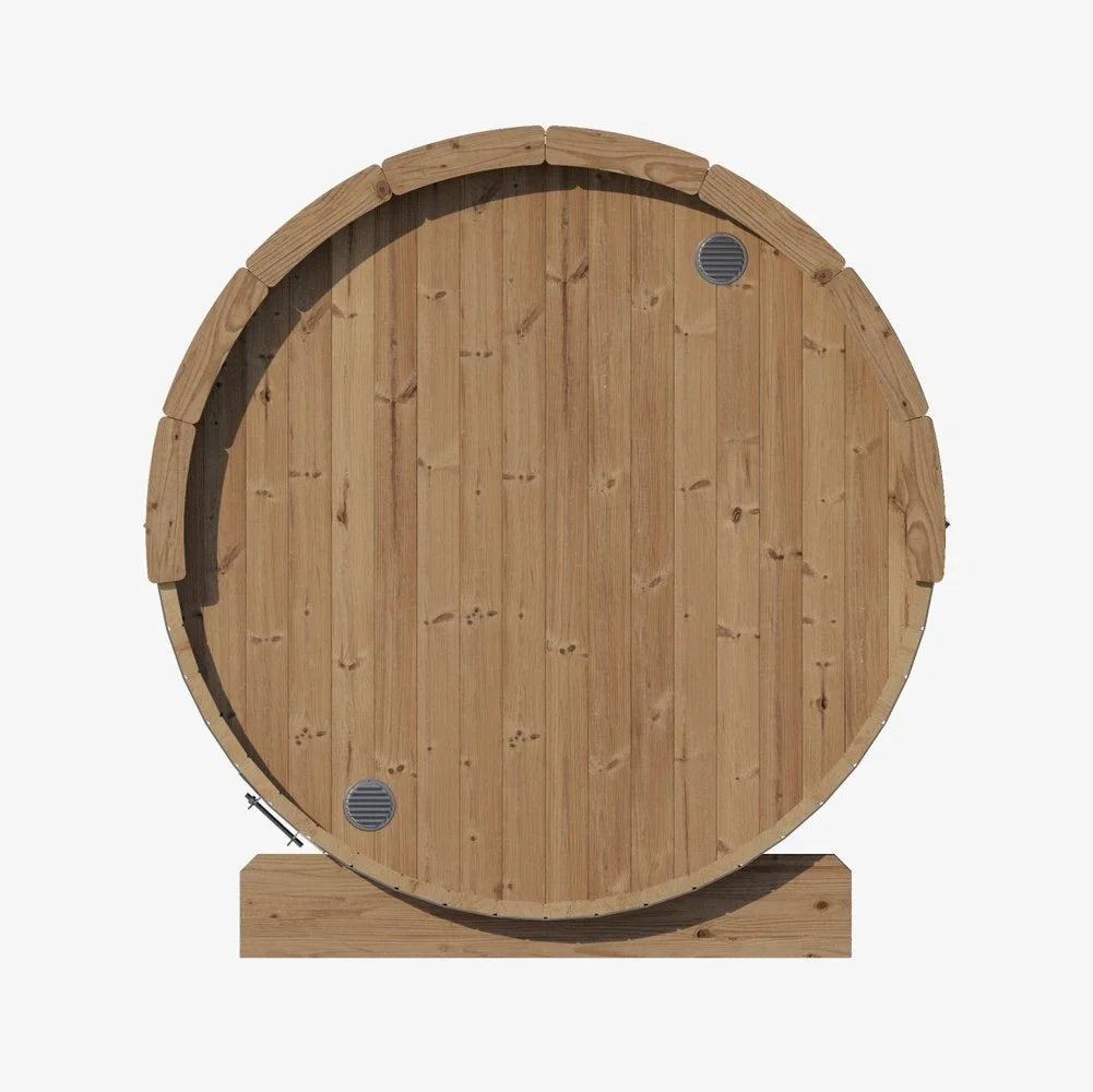SaunaLife ERGO Series E7 | 4 Person Outdoor Barrel Sauna