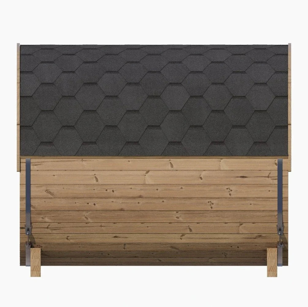 SaunaLife ERGO Series E8 | 6 Person Outdoor Barrel Sauna