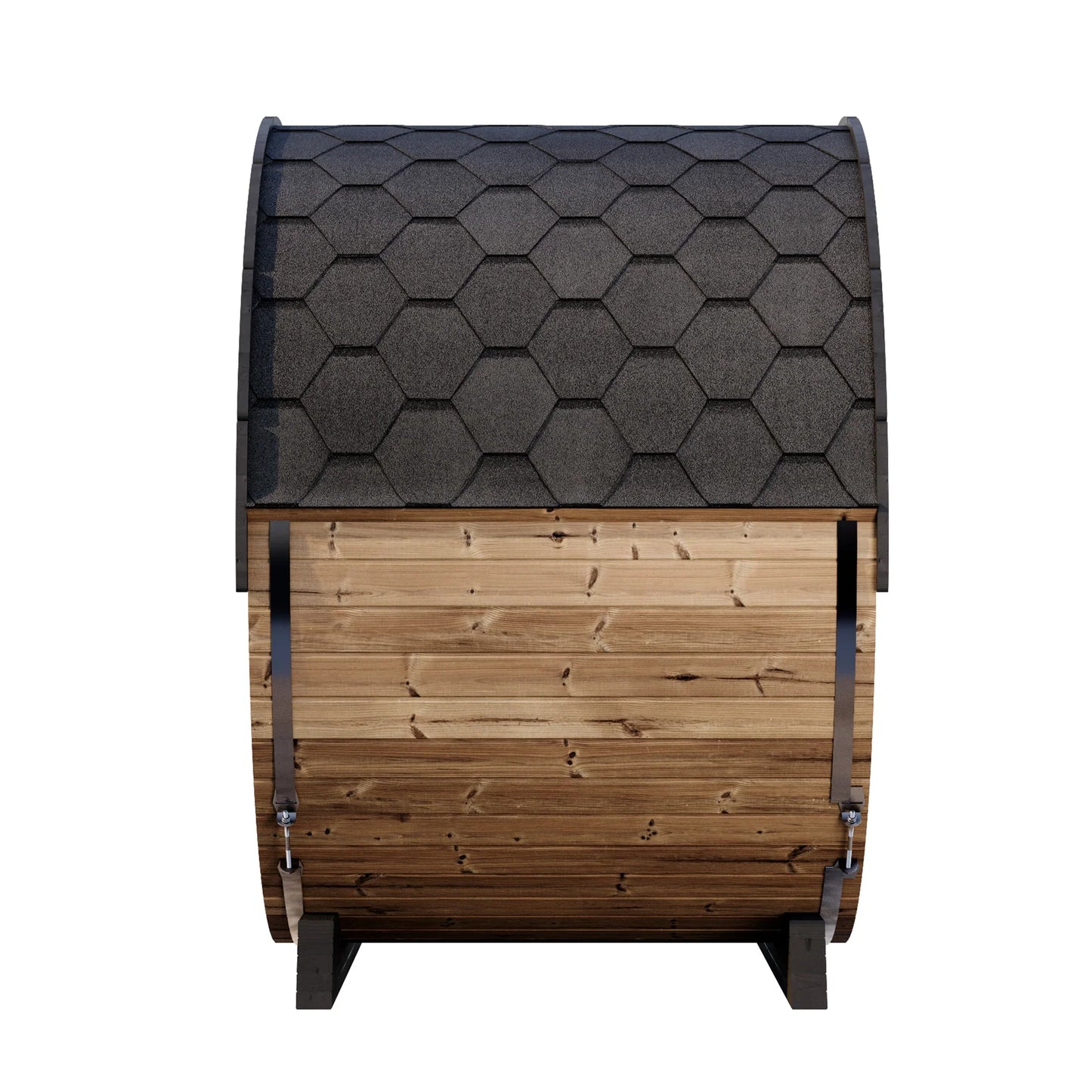 SaunaLife Model EE6G | 4 Person Outdoor Barrel Sauna