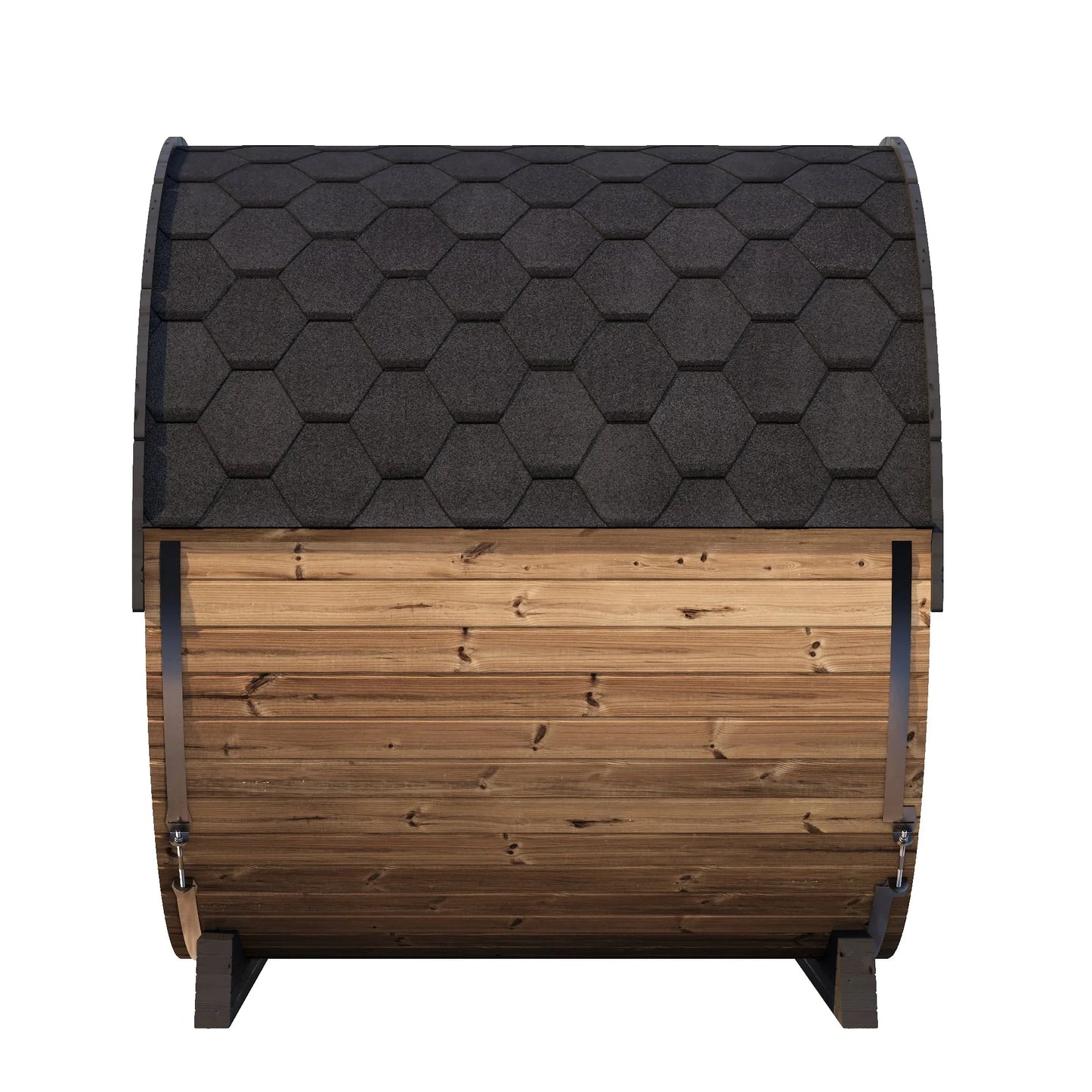 SaunaLife Model EE8G | 4 Person Outdoor Barrel Sauna