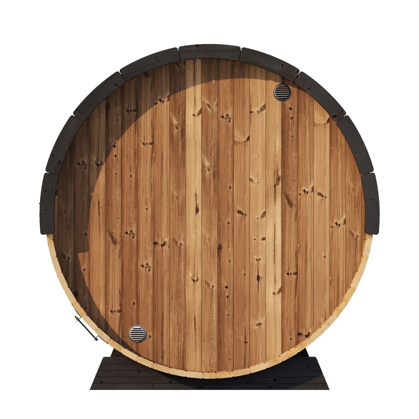 SaunaLife Model EE8G | 4 Person Outdoor Barrel Sauna
