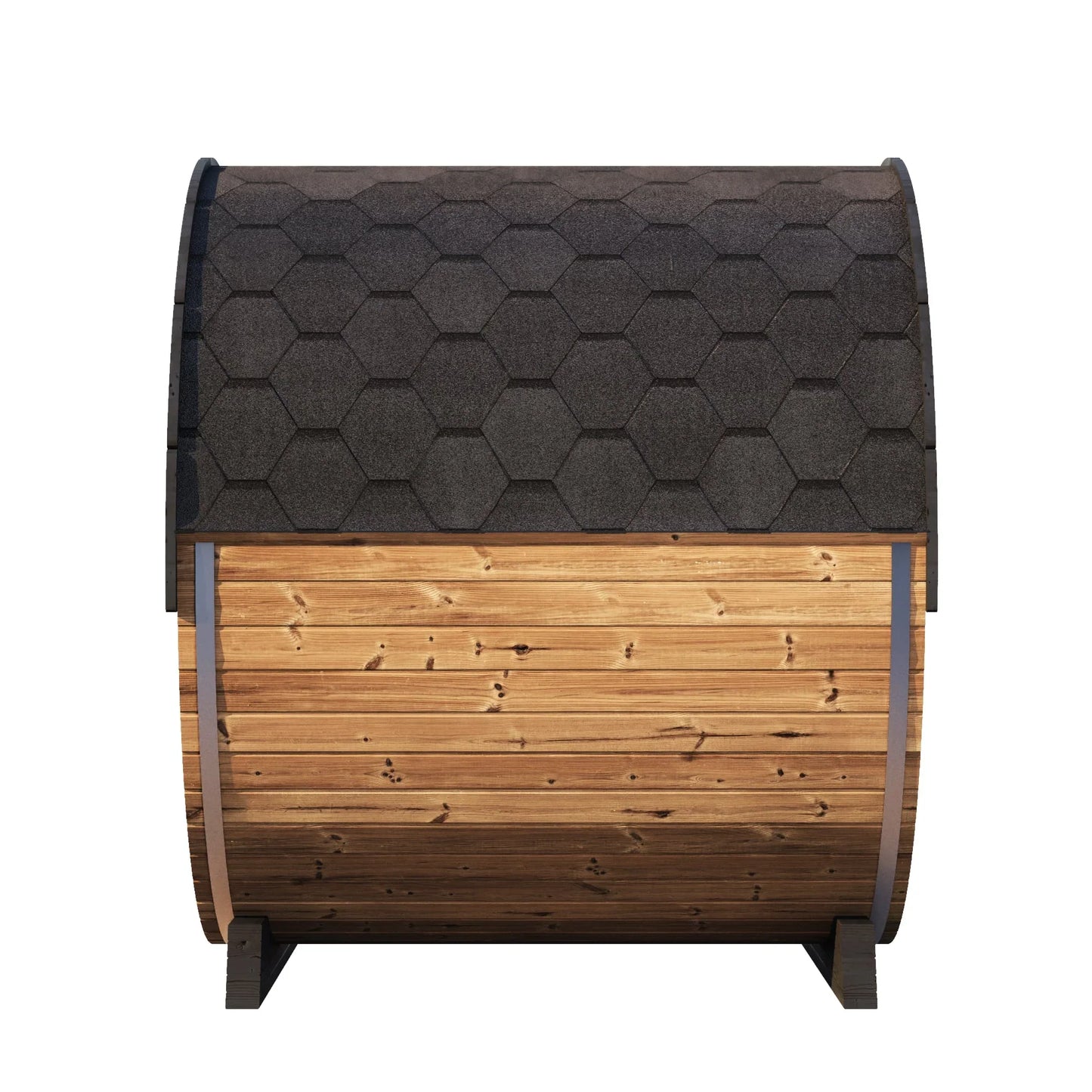 SaunaLife Model EE8G | 4 Person Outdoor Barrel Sauna