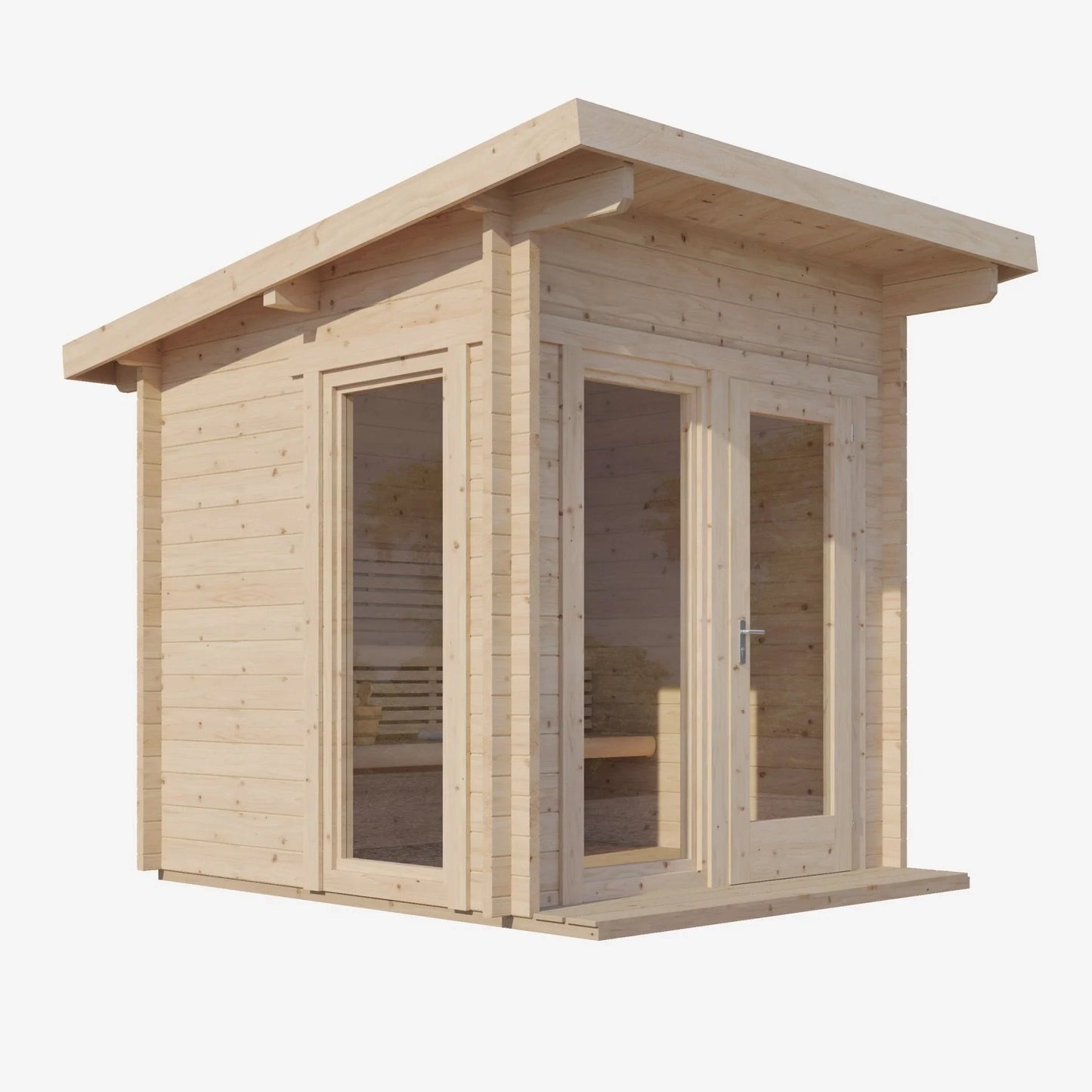 SaunaLife Garden Series G4 | 6 Person Outdoor Traditional Sauna