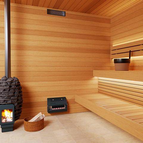 Saunum AirSolo Wall - In-Wall Sauna Temperature & Steam Equalizer with Adjustable Height