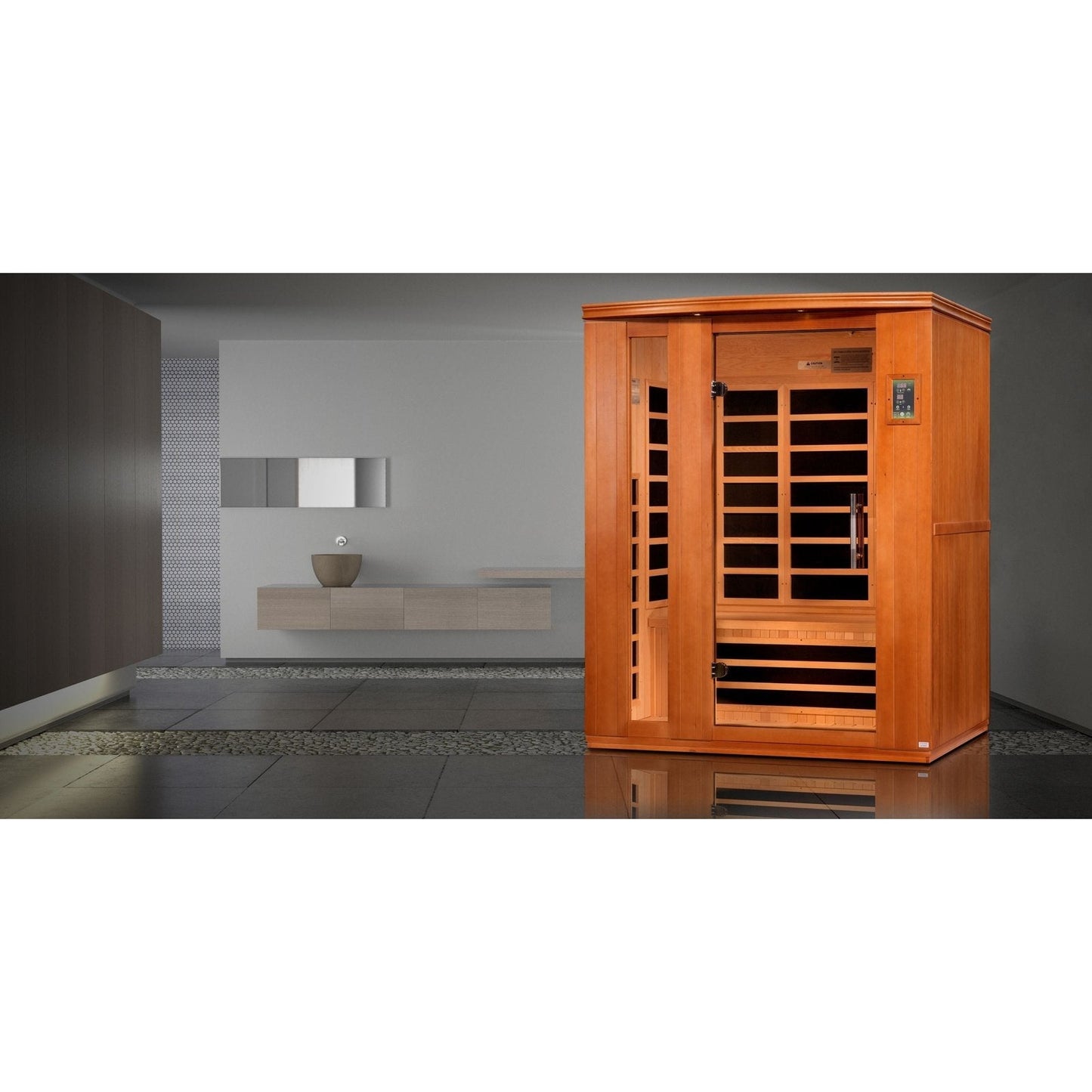 Dynamic Lugano Elite 3-Person Ultra-Low EMF FAR Infrared Sauna | DYN-6336-02 Elite