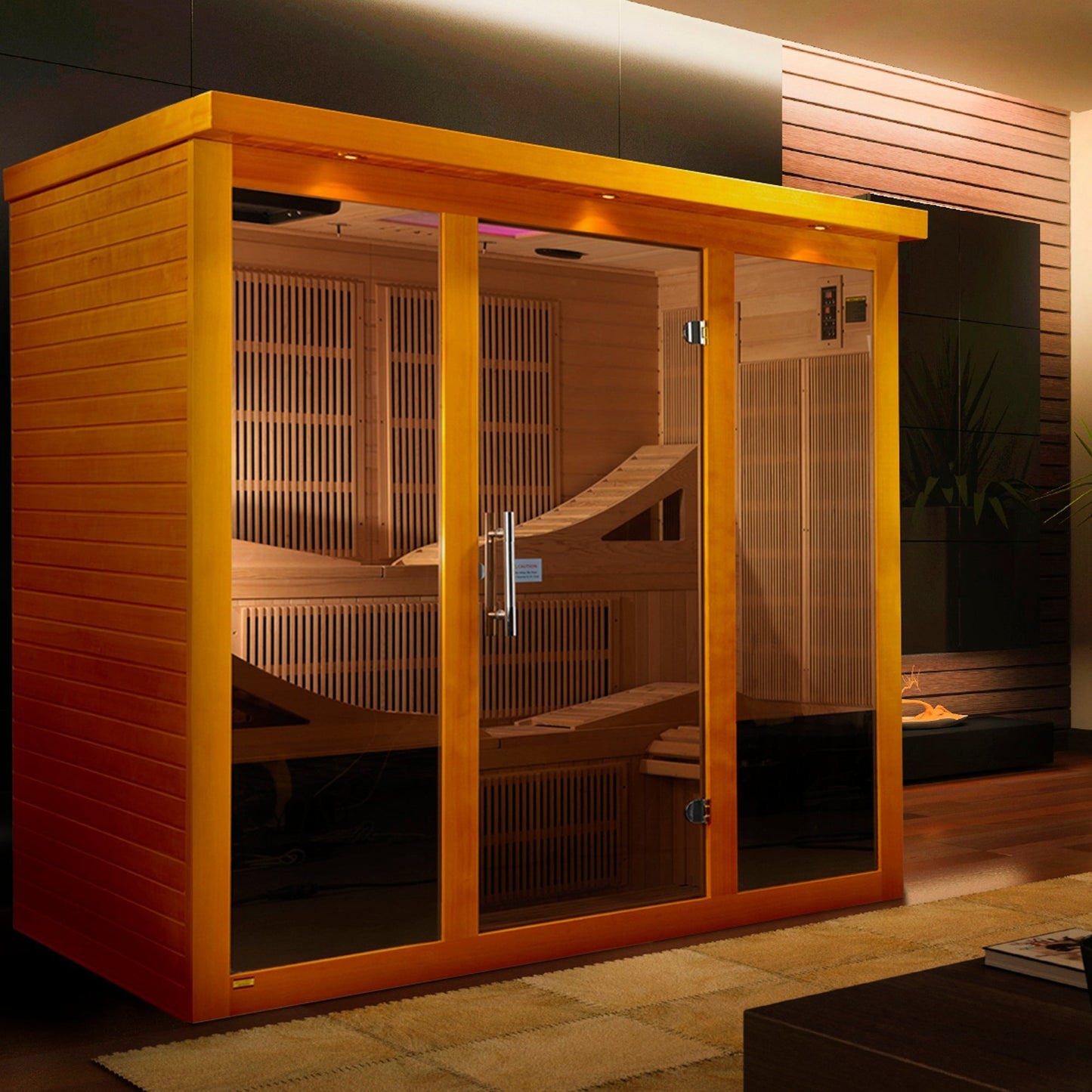 Dynamic Monaco 6-Person Ultra-Low EMF FAR Infrared Sauna | DYN-6996-01