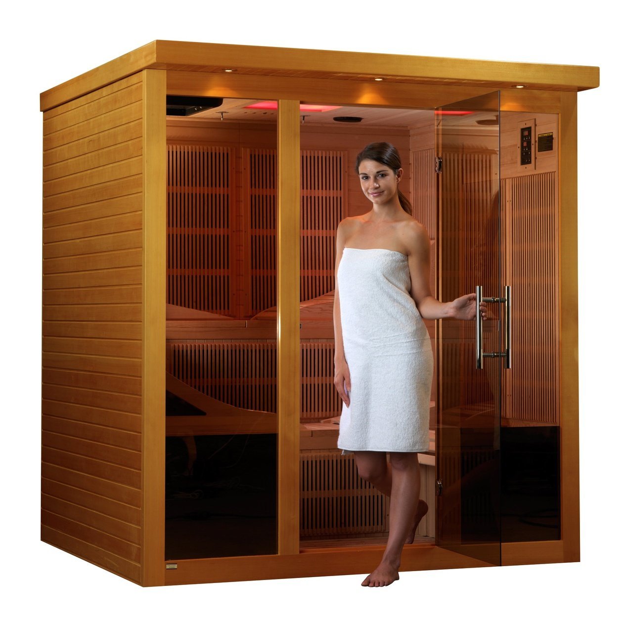 Dynamic Monaco 6-Person Ultra-Low EMF FAR Infrared Sauna | DYN-6996-01
