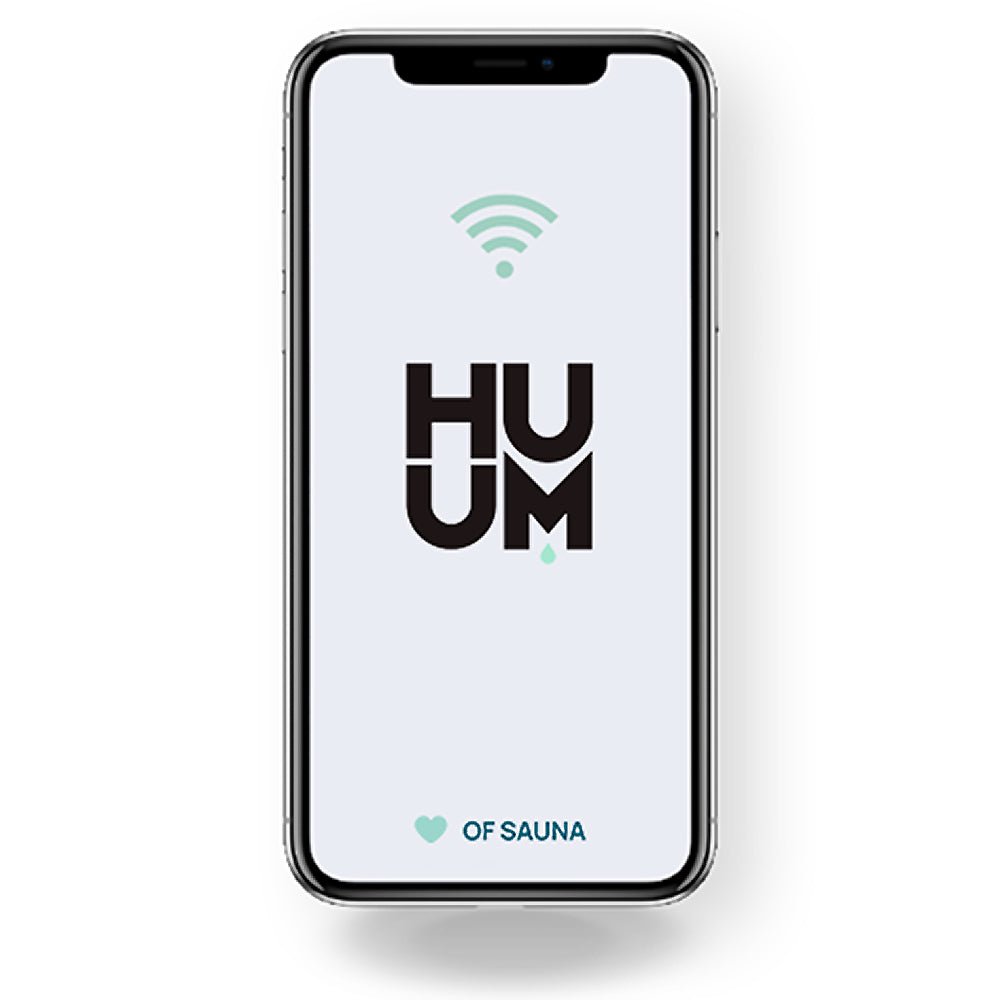 HUUM UKU Black Glass WiFi Control Unit