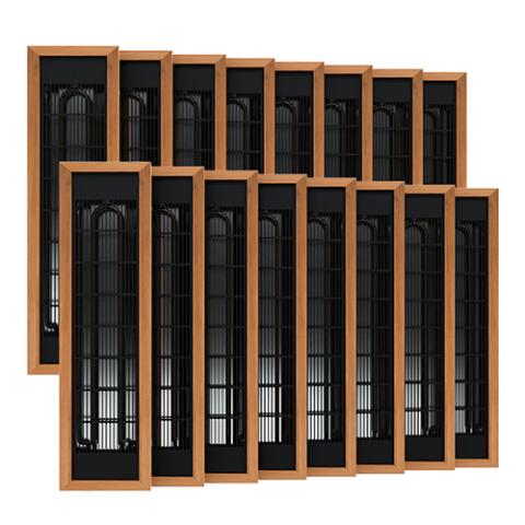 Finnmark Full Spectrum+™ Ceramic Infrared Sauna Heater Kit (240V, WiFi Control)