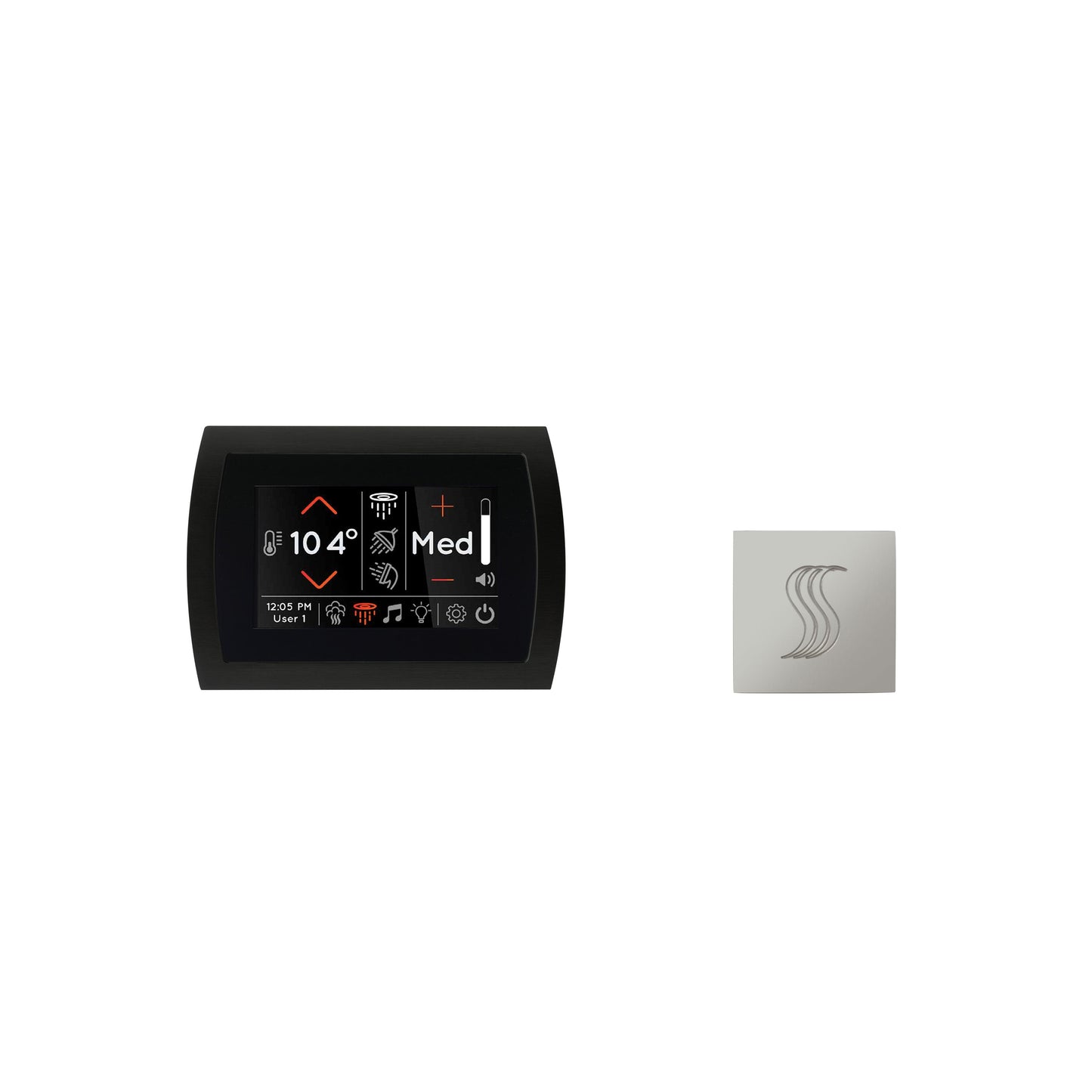 ThermaSol STC-SVSQ SignaTouch Steam Control and Square SteamVection Head Kit