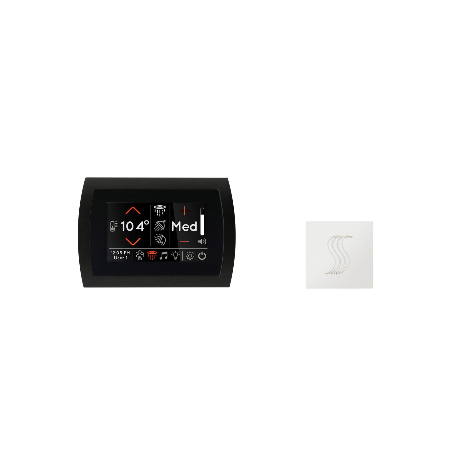 ThermaSol STC-SVSQ SignaTouch Steam Control and Square SteamVection Head Kit