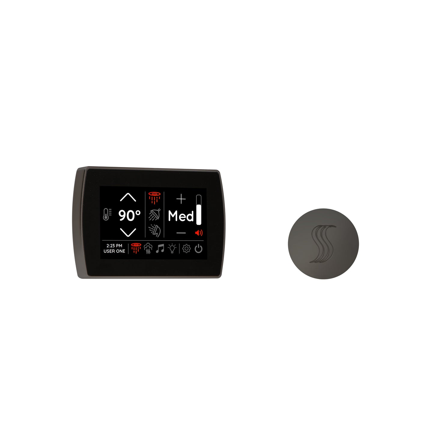 ThermaSol STCM-SVRD SignaTouch Control and Round SteamVection Head Kit
