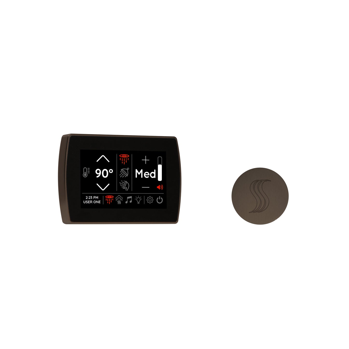 ThermaSol STCM-SVRD SignaTouch Control and Round SteamVection Head Kit