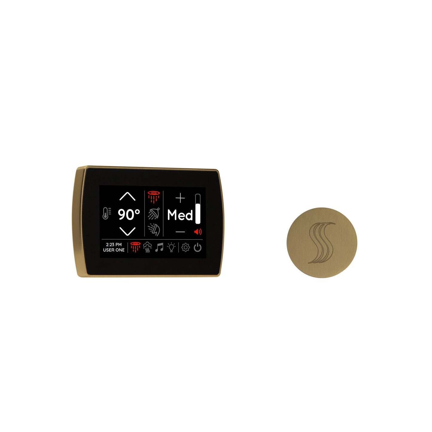 ThermaSol STCM-SVRD SignaTouch Control and Round SteamVection Head Kit