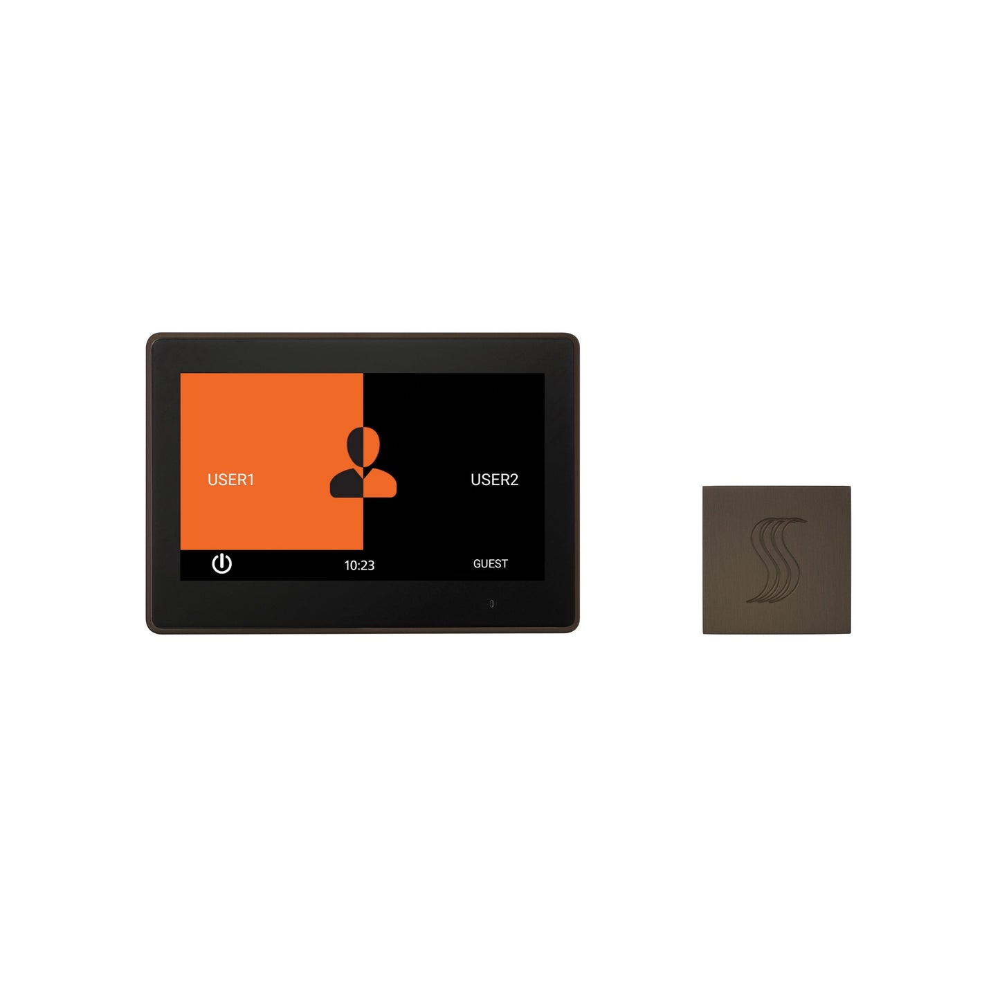 ThermaSol ThermaTouch TT10V2-SVSQ 10" Square Control Kit with SteamVection Head