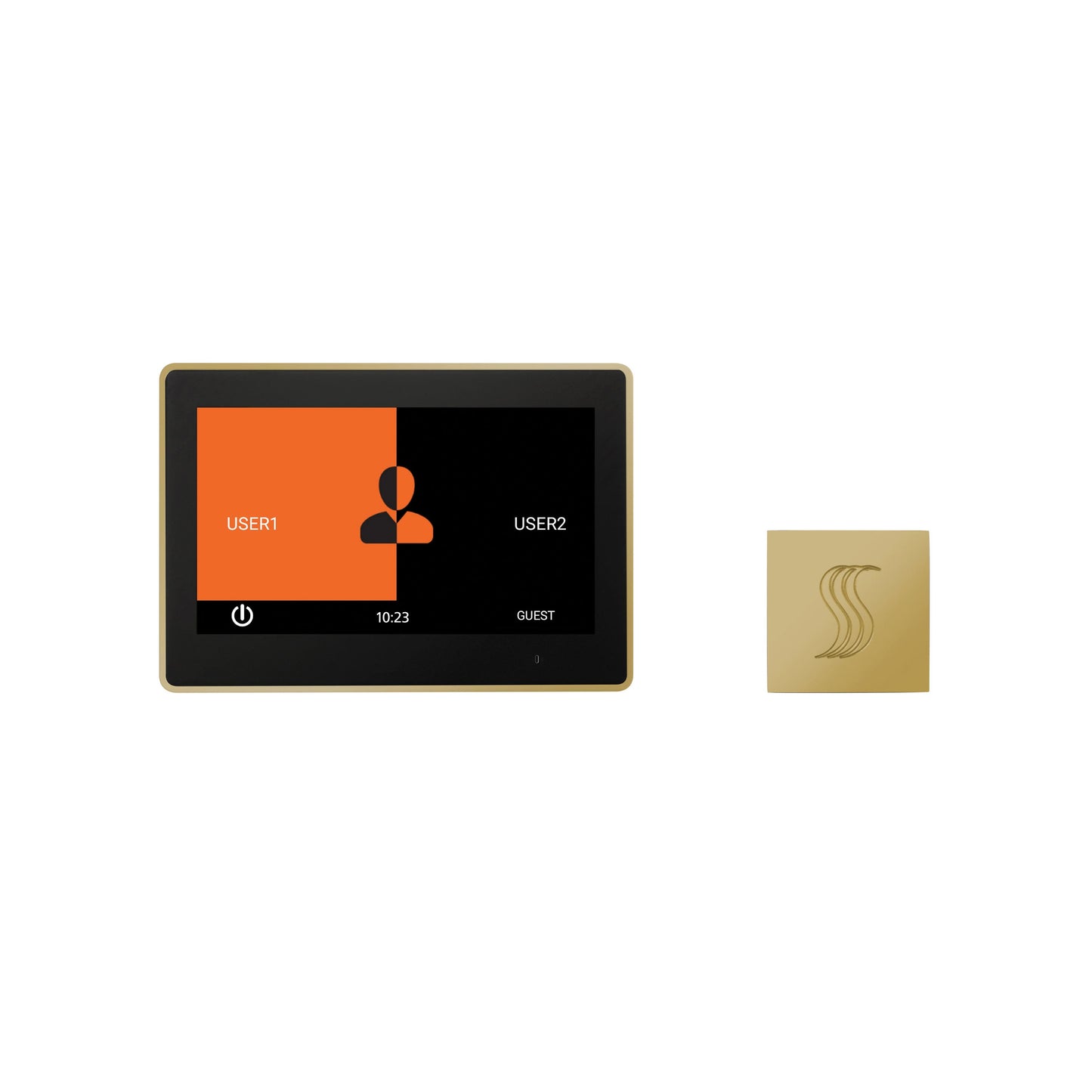 ThermaSol ThermaTouch TT10V2-SVSQ 10" Square Control Kit with SteamVection Head