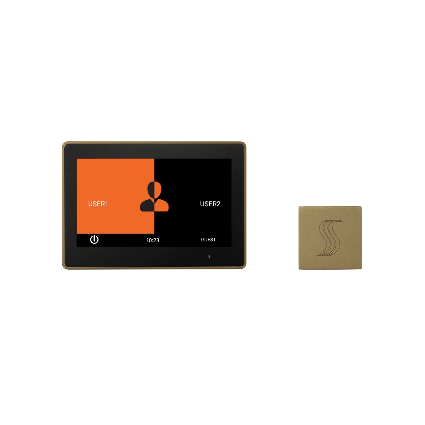 ThermaSol ThermaTouch TT10V2-SVSQ 10" Square Control Kit with SteamVection Head