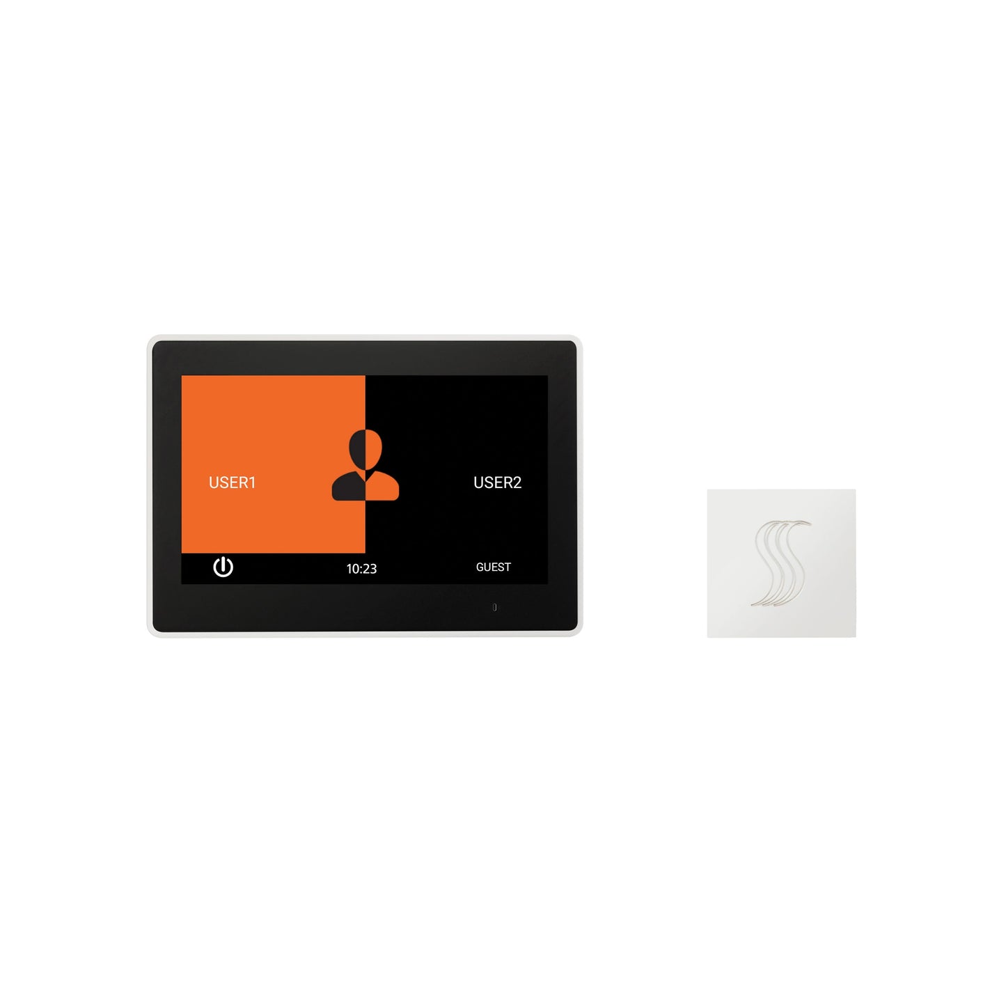ThermaSol ThermaTouch TT10V2-SVSQ 10" Square Control Kit with SteamVection Head