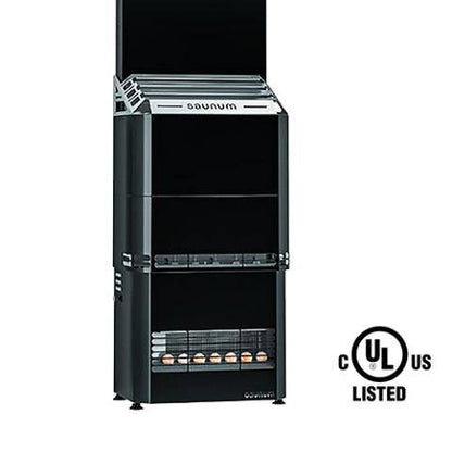 Saunum Air 10 - 9.6kW Nordic Black Sauna Heater with Integrated Climate Equalizer
