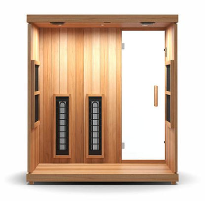 Finnmark Designs 3-4-Person Full Spectrum Infrared Sauna + Red Light Therapy | FD-KN003
