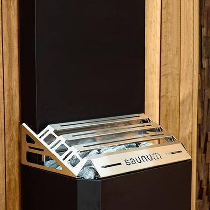 Saunum Air 10 - 9.6kW Nordic Black Sauna Heater with Integrated Climate Equalizer