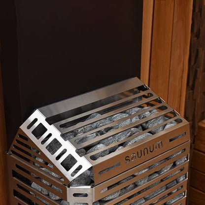 Saunum Air 10 - 9.6kW Stainless Steel Sauna Heater with Integrated Climate Equalizer