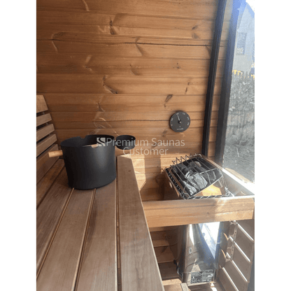 SaunaLife CUBE Series CL4G | 1-2 Person Outdoor Traditional Sauna