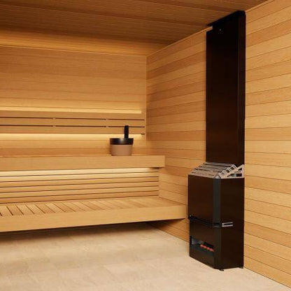 Saunum Air 10 - 9.6kW Nordic Black Sauna Heater with Integrated Climate Equalizer
