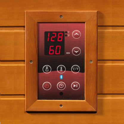 Dynamic Monaco Elite 6 Person Ultra Low EMF FAR Infrared Sauna (Honey Finish)