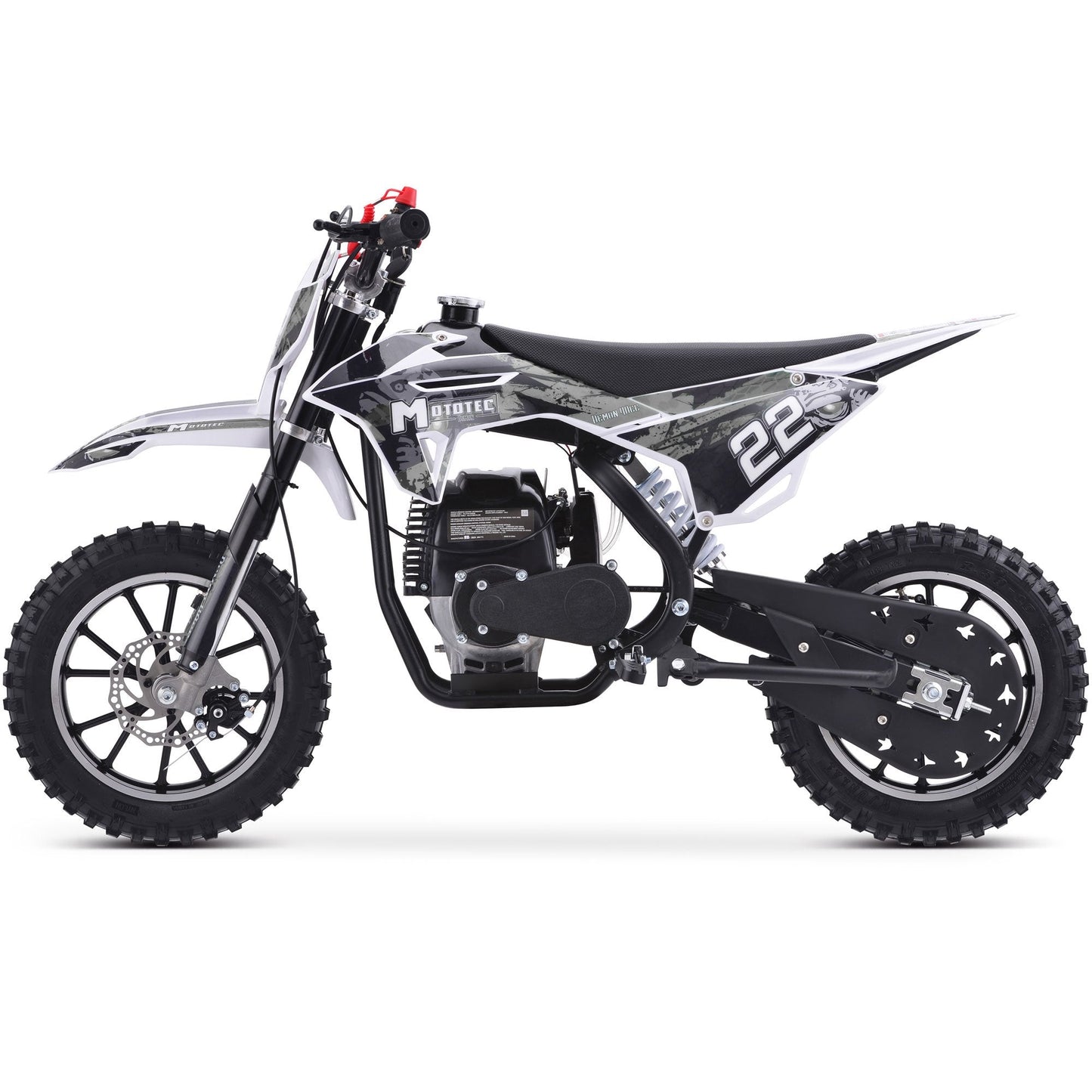 MotoTec Demon 40cc 4-Stroke Kids Gas Dirt Bike