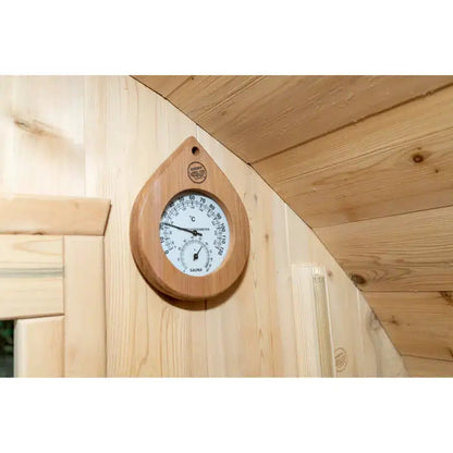 Dundalk LeisureCraft Serenity MP 4-Person Barrel Sauna | Canadian Timber Collection (CTC2245MP)