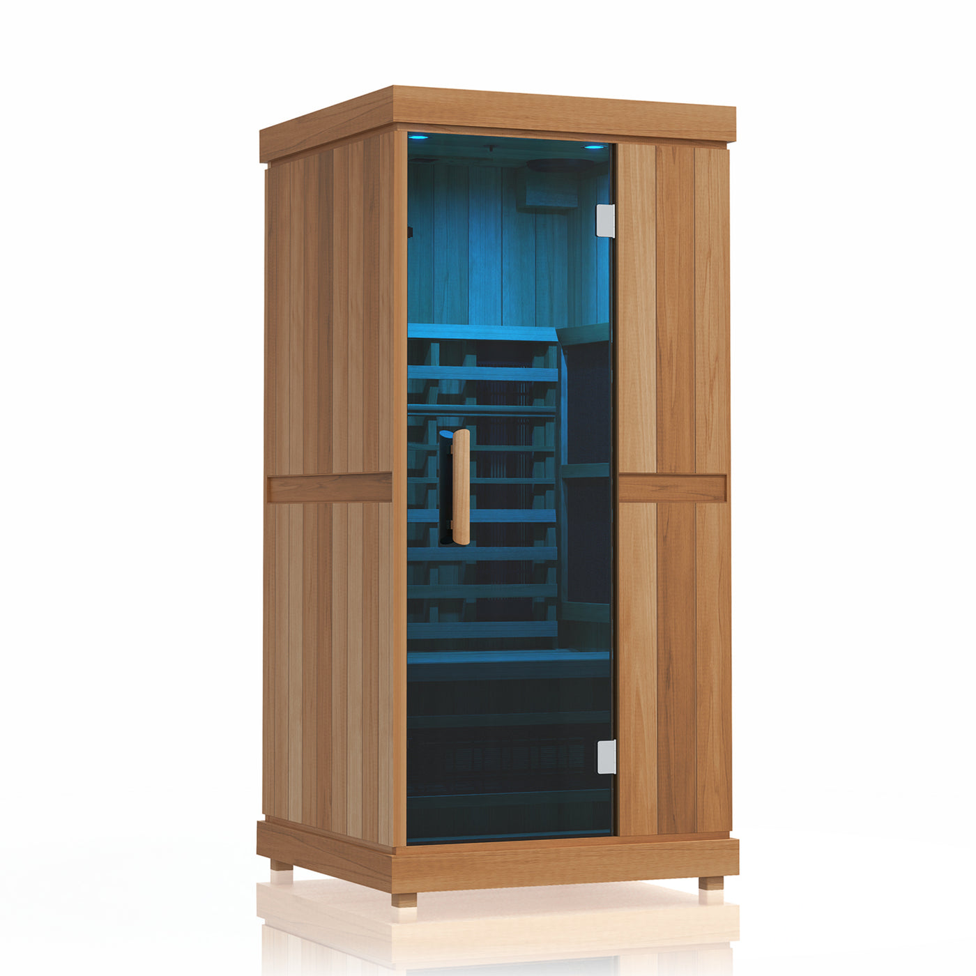 Finnmark Designs 1-Person Full Spectrum Infrared Sauna + Red Light Therapy | FD-KN001