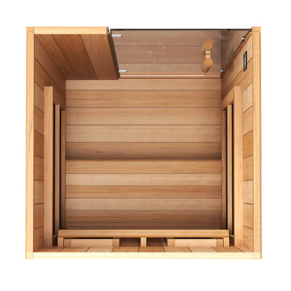 Finnmark Designs 1-Person Full Spectrum Infrared Sauna + Red Light Therapy | FD-KN001