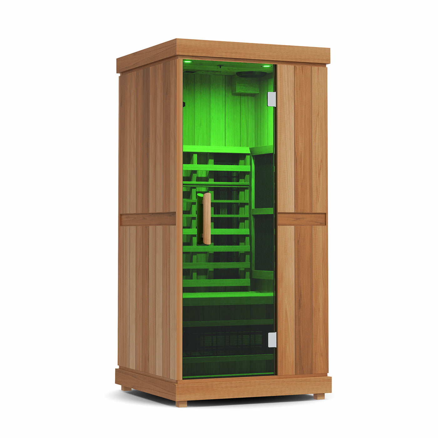 Finnmark Designs 1-Person Full Spectrum Infrared Sauna + Red Light Therapy | FD-KN001