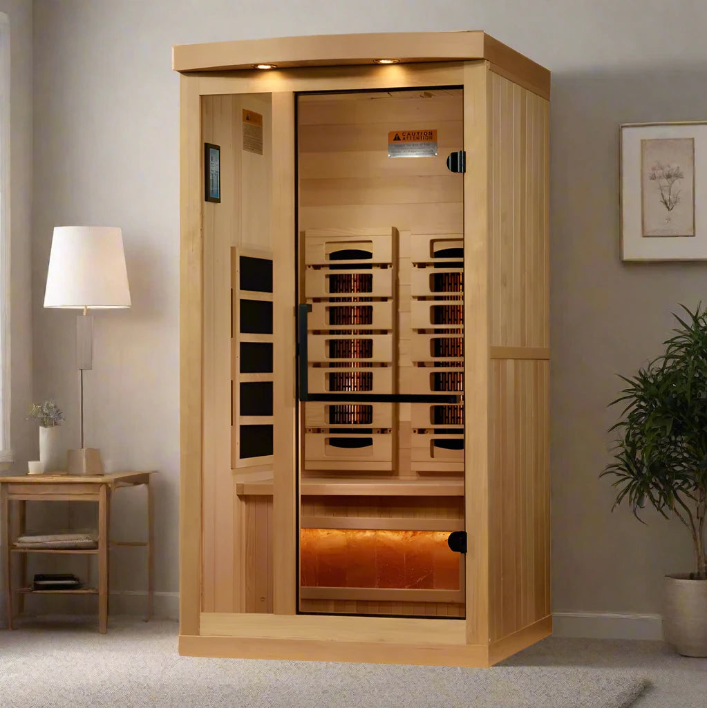 Golden Designs 1-2-Person 2025 Reserve Edition Full Spectrum Sauna GDI-8010-03
