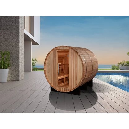 Golden Designs Arosa 4 Person Barrel Traditional Sauna GDI-B004-01