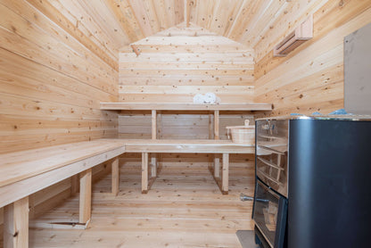 Dundalk LeisureCraft Georgian Cabin 6-Person Sauna | Canadian Timber Collection (CTC88W)