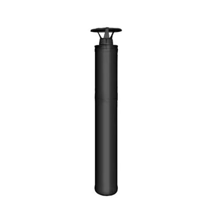 Harvia Sauna Wood Stove Chimney Kit 1500mm Black Steel WHP1500M