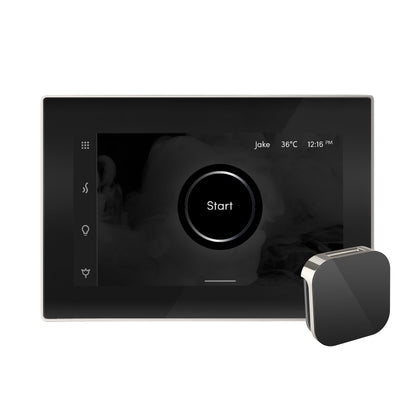 Mr.Steam iSteamX Steam Shower Control and Aroma Glass SteamHead