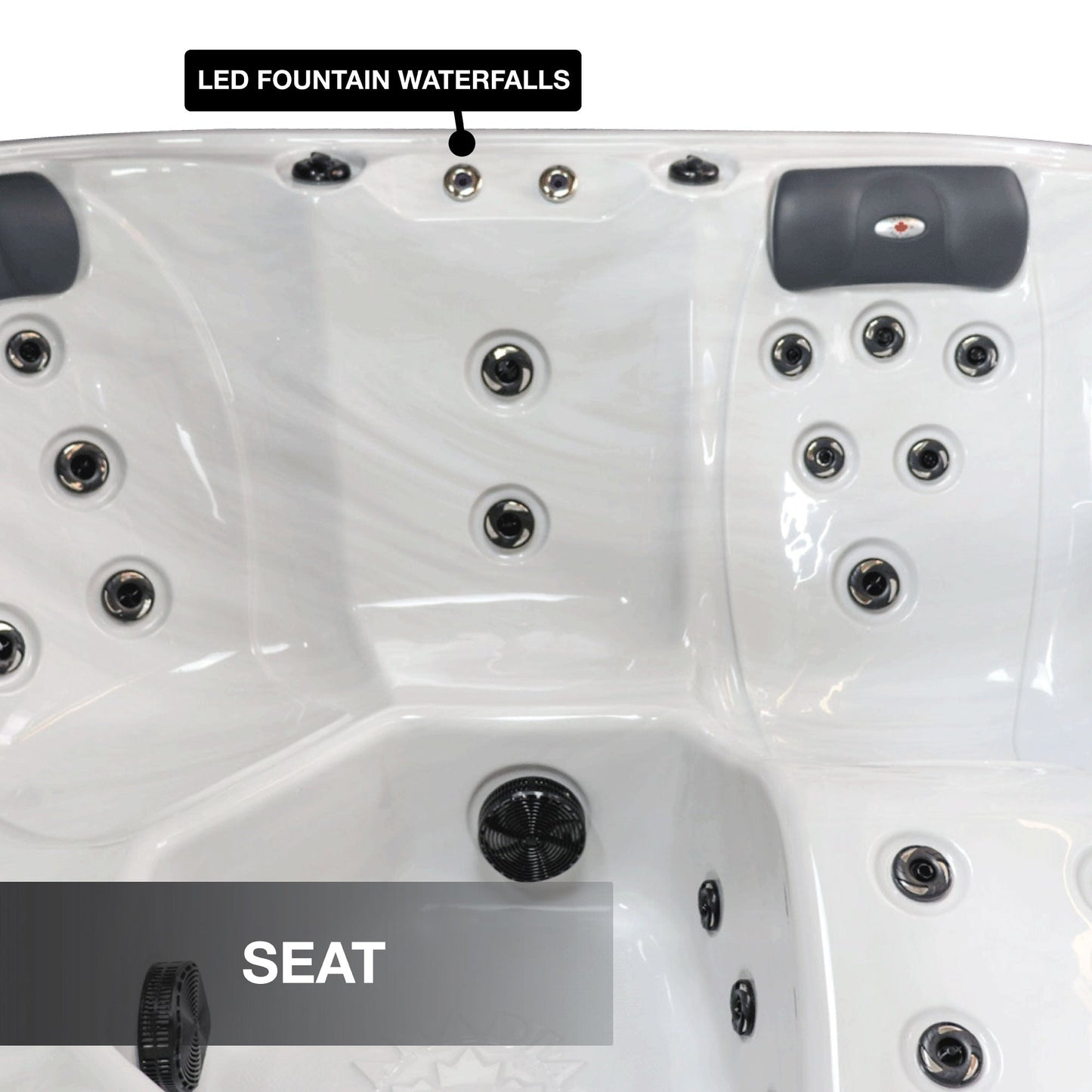 Canadian Spa Cambridge 6-Person 34-Jet Hot Tub (KH-10141)