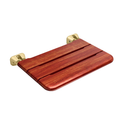 Mr. Steam MSWSEAT Wall-Mounted Folding Teak Seat
