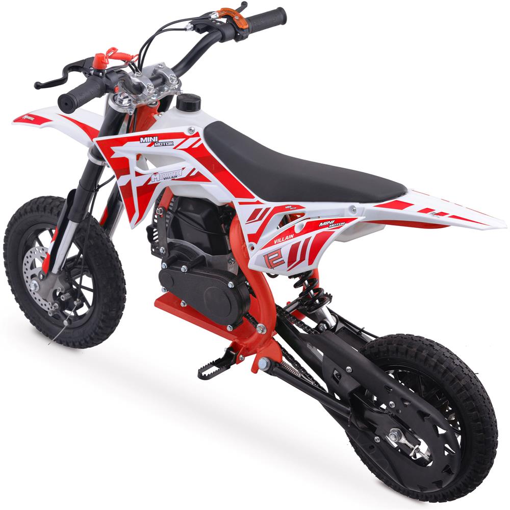 MotoTec Villain 52cc 2-Stroke Kids Gas Dirt Bike