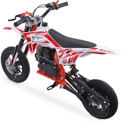 MotoTec Villain 52cc 2-Stroke Kids Gas Dirt Bike